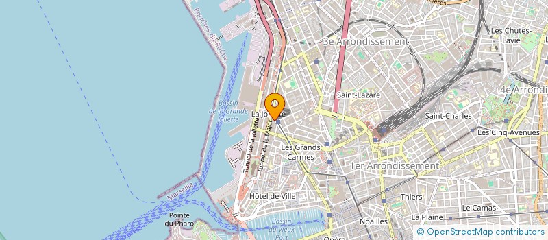 localisation de l'entreprise JOLIETTE 55 à MARSEILLE