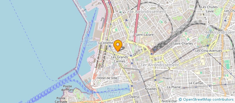 localisation de l'entreprise JOLIETTE DIFFUSION à MARSEILLE