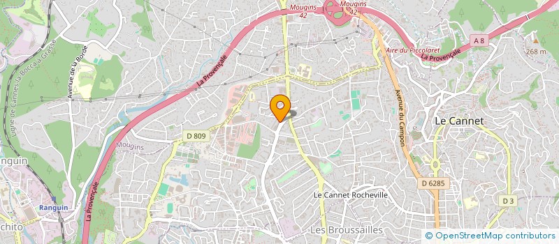 localisation de l'entreprise JOLIEVIE à LE CANNET
