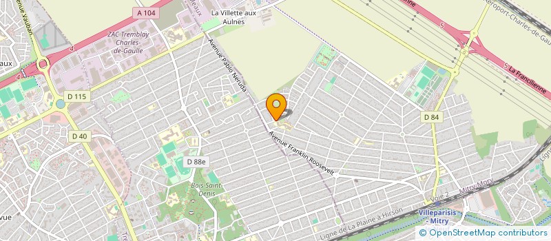 localisation de l'entreprise JOLIEVUE  MITRY-MORY