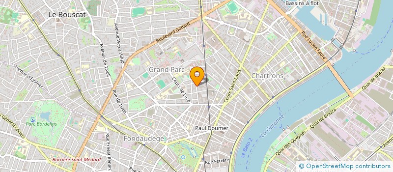 localisation de l'entreprise JOLIF - CADET INDIVISION  BORDEAUX