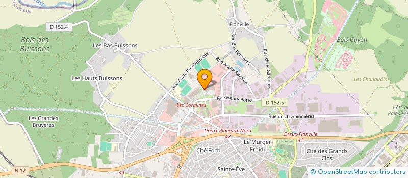 localisation de l'entreprise JOLIKEUR à DREUX