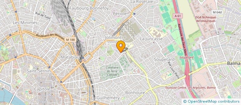 localisation de l'entreprise JOLIMONDE à TOULOUSE