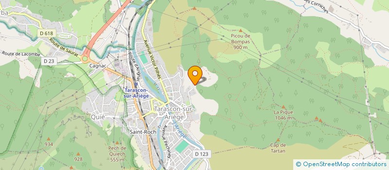 localisation de l'entreprise JOLIMONT à TARASCON-SUR-ARIEGE