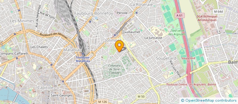 localisation de l'entreprise JOLIMONT PETANQUE CLUB à TOULOUSE