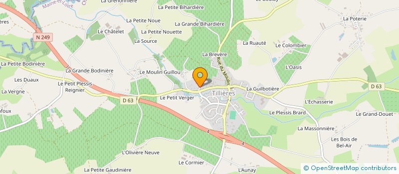 localisation de l'entreprise JOLIMOULIN à SEVREMOINE