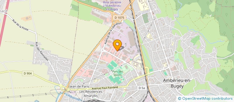 localisation de l'entreprise JOLINA  AMBERIEU-EN-BUGEY