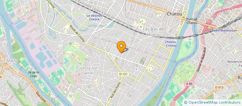 localisation de l'entreprise JOLINA à CROISSY-SUR-SEINE