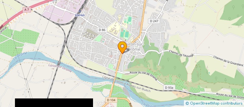 localisation de l'entreprise JOLINE  LIVRON-SUR-DROME