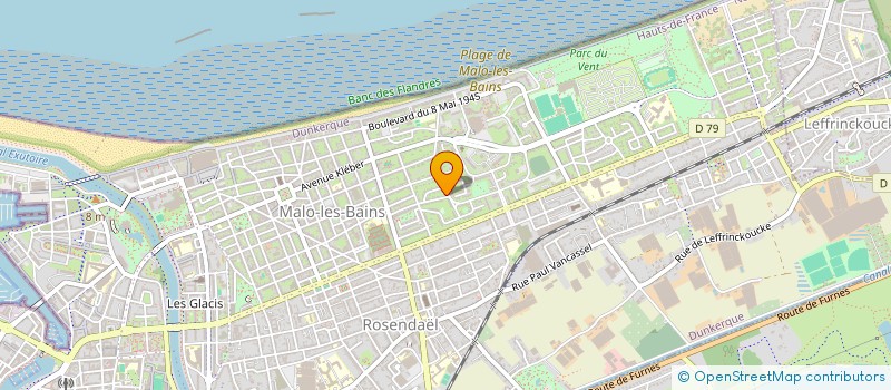 localisation de l'entreprise JOLINVEST à DUNKERQUE