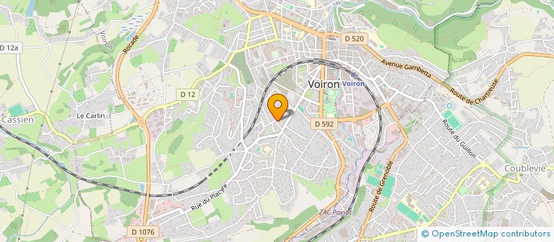 localisation de l'entreprise JOLIOT  VOIRON
