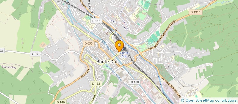 localisation de l'entreprise JOLIOT ET CIE à BAR-LE-DUC
