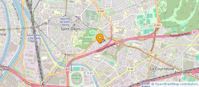 localisation de l'entreprise JOLIOT SANS FRONTIERE à SAINT-DENIS