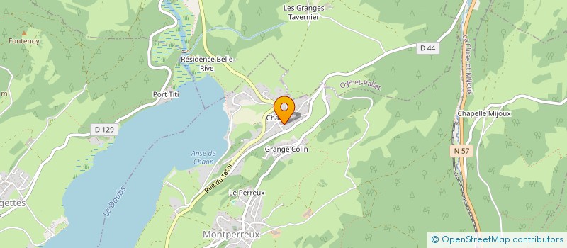 localisation de l'entreprise JOLIROI  MONTPERREUX