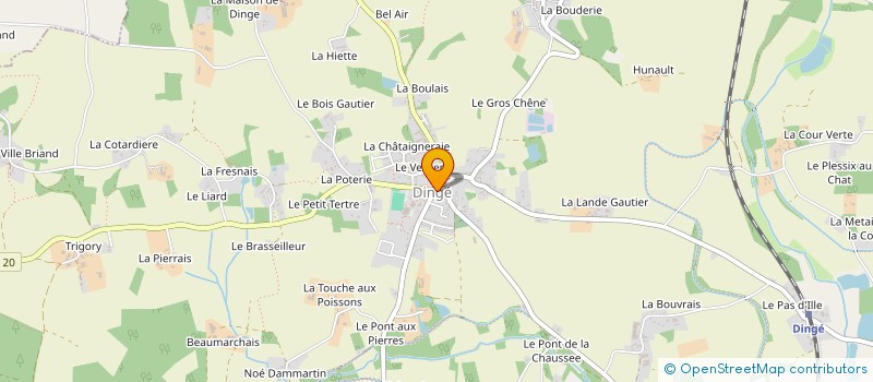 localisation de l'entreprise JOLIS FAUVES  DINGE