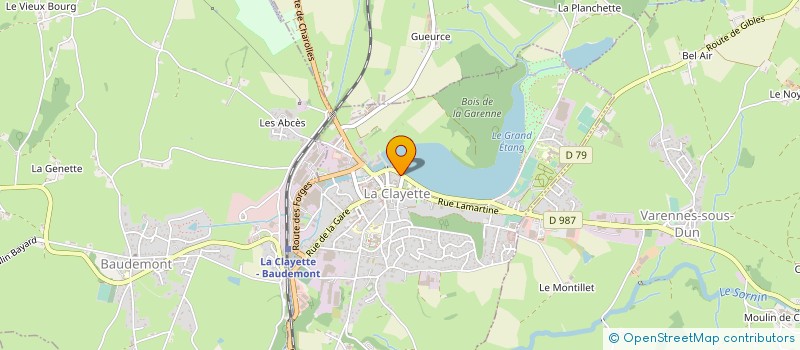 localisation de l'entreprise JOLIVET COURTAGE à LA CLAYETTE