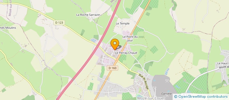 localisation de l'entreprise JOLIVET DESLANDES  MOZE-SUR-LOUET