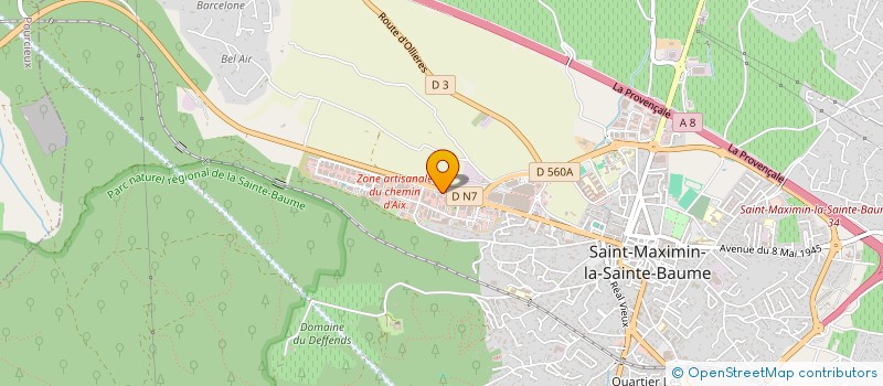 localisation de l'entreprise JOLIVET INVESTISSEMENT à SAINT-MAXIMIN-LA-SAINTE-BAUME