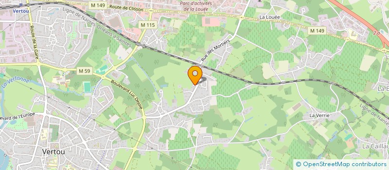 localisation de l'entreprise JOLIVET INVESTISSEMENTS à VERTOU