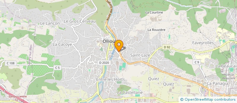 localisation de l'entreprise JOLIVI  OLLIOULES