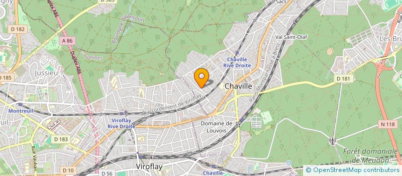 localisation de l'entreprise JOLLA à CHAVILLE