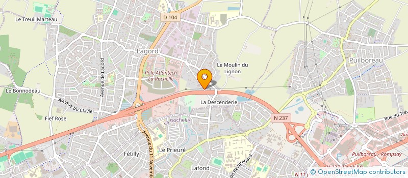 localisation de l'entreprise JOLLET ATLANTIQUE SARL à LAGORD
