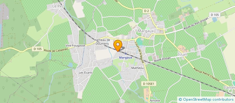 localisation de l'entreprise JOLLIOT-PAULIN  MARGAUX-CANTENAC