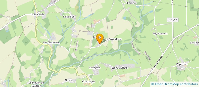 localisation de l'entreprise JOLLY à MORTROUX