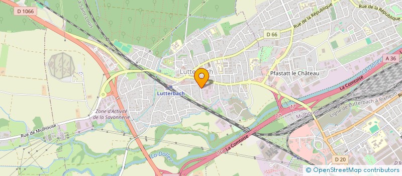 localisation de l'entreprise JOLLY  LUTTERBACH