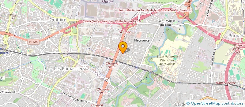 localisation de l'entreprise JOLLY à TOULOUSE