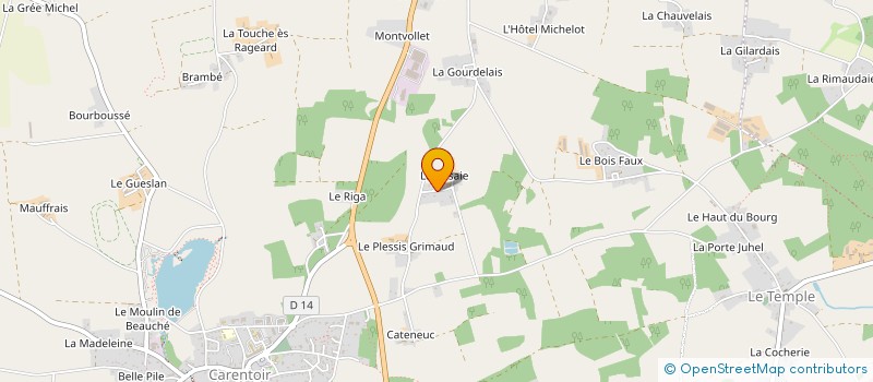 localisation de l'entreprise JOLLY  CARENTOIR