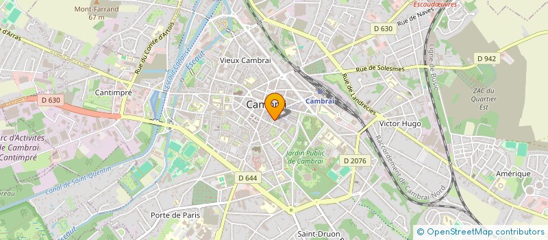 localisation de l'entreprise JOLLY AUTO-ECOLE  CAMBRAI