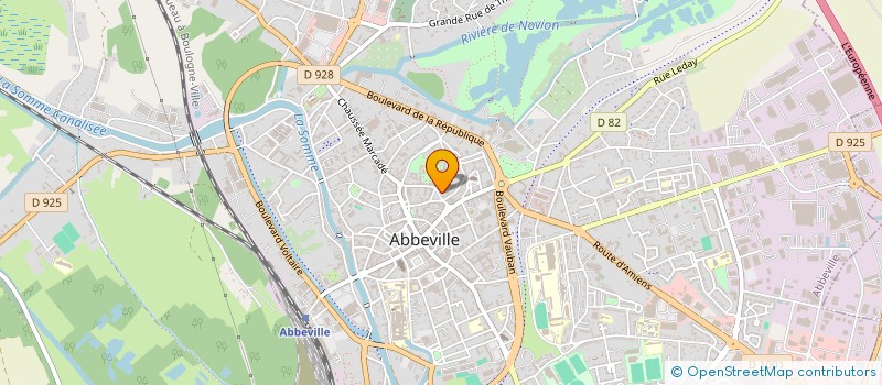 localisation de l'entreprise JOLLY-COSETTE à ABBEVILLE