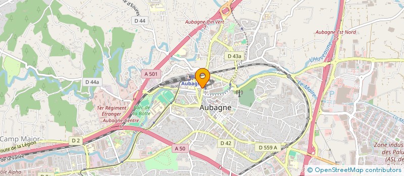 localisation de l'entreprise JOLLY FALCO à AUBAGNE
