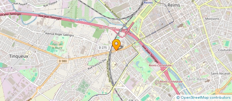 localisation de l'entreprise JOLLY INVESTISSEMENT  REIMS