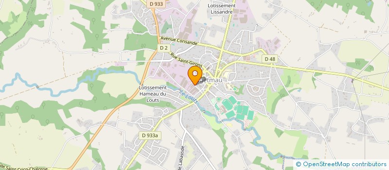 localisation de l'entreprise JOLLY PAPILLES  HAGETMAU