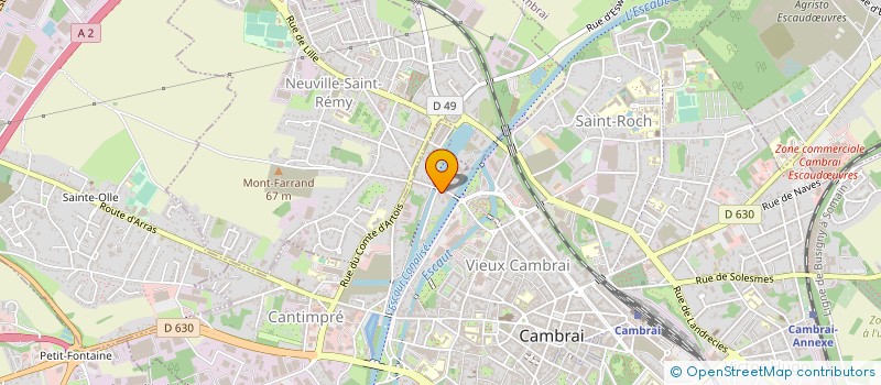 localisation de l'entreprise JOLLY SAILOR à CAMBRAI
