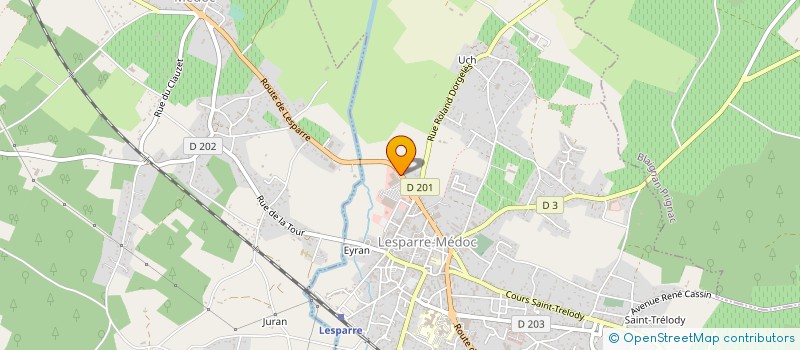 localisation de l'entreprise JOLMET SA à LESPARRE-MEDOC