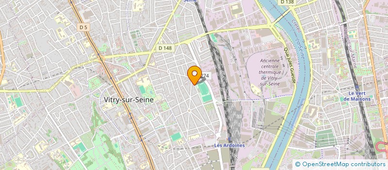 localisation de l'entreprise JOLO à VITRY-SUR-SEINE
