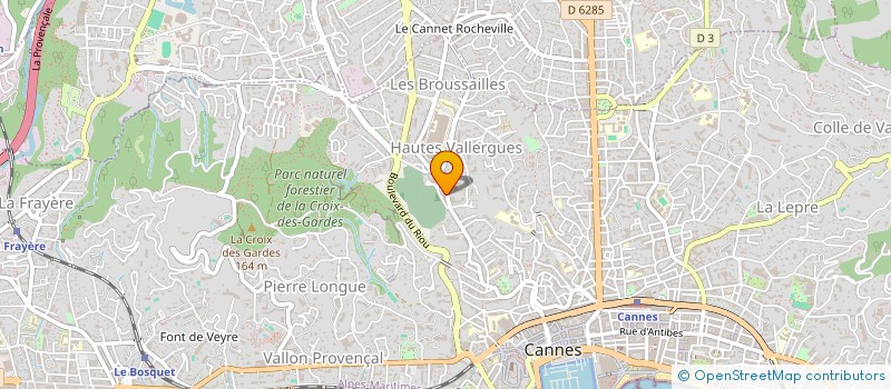 localisation de l'entreprise JOLOMEG à CANNES