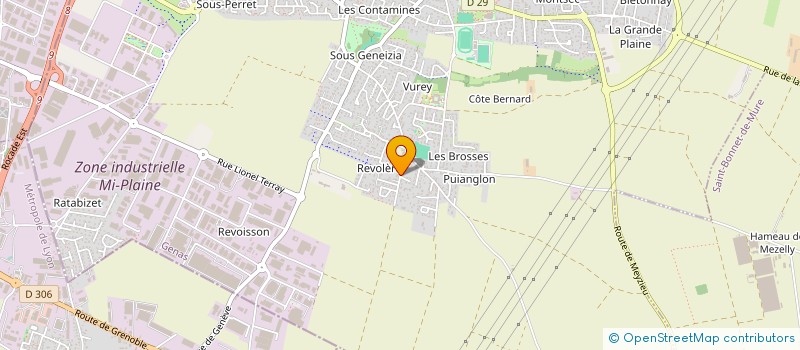 localisation de l'entreprise JOLOVIA  GENAS