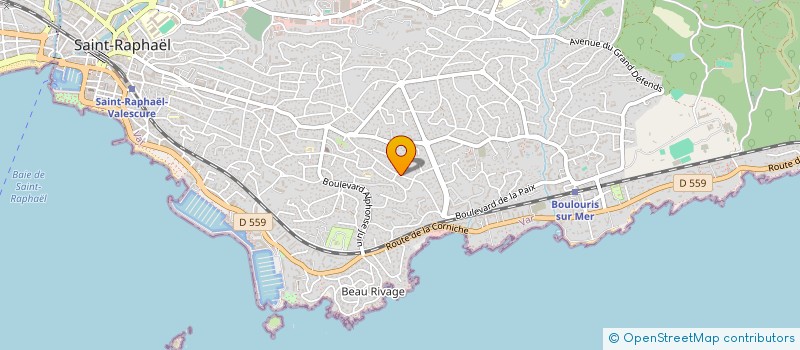 localisation de l'entreprise JOLOWEB à SAINT-RAPHAEL