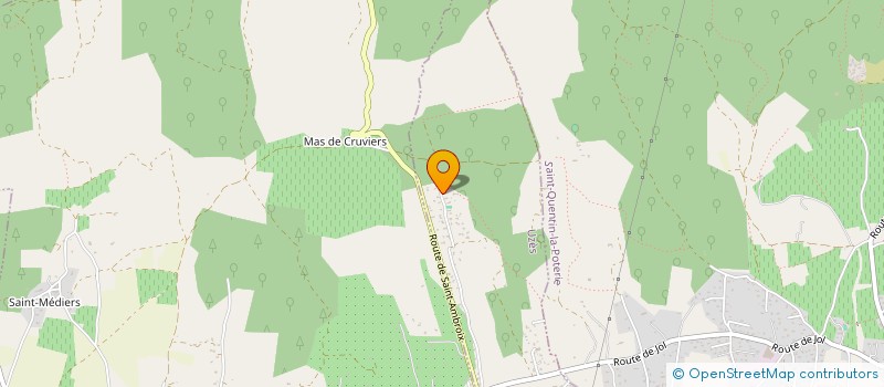 localisation de l'entreprise JOLS  UZES