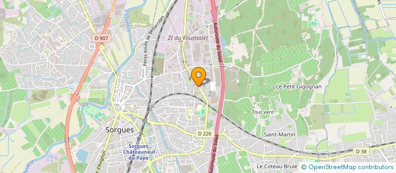 localisation de l'entreprise JOLS GROUPE à SORGUES