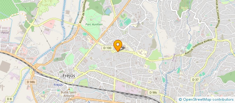 localisation de l'entreprise JOLUFLO à FREJUS