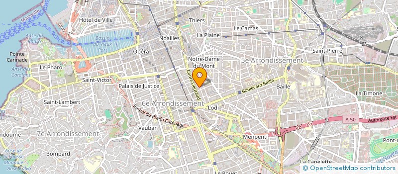 localisation de l'entreprise JOLUGA à MARSEILLE
