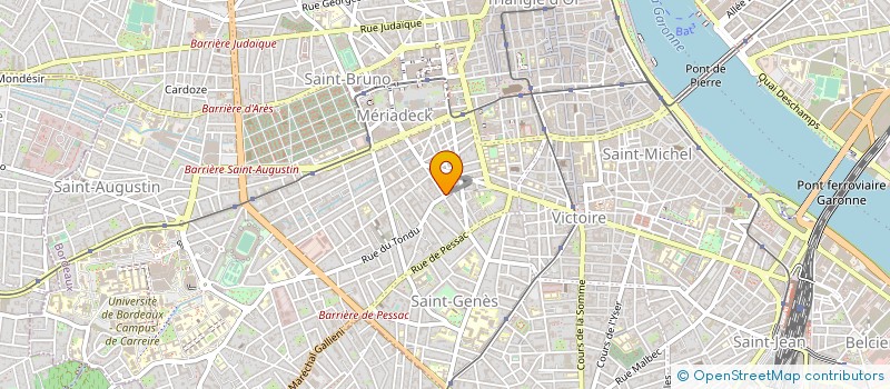 localisation de l'entreprise JOLY à BORDEAUX