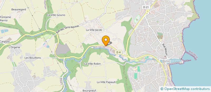 localisation de l'entreprise JOLY  BINIC-ETABLES-SUR-MER