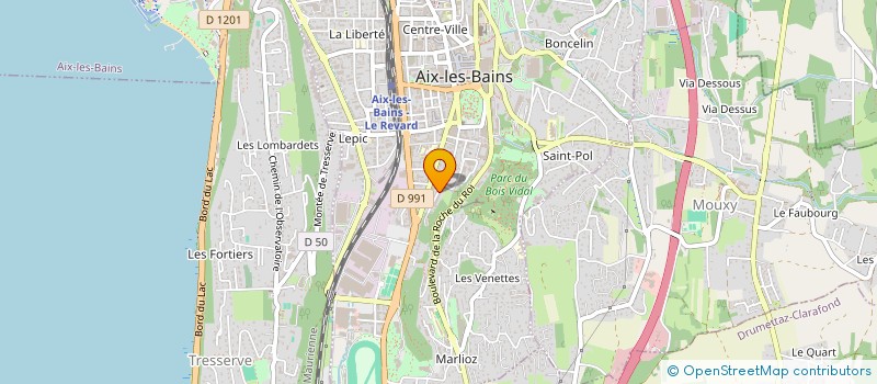 localisation de l'entreprise JOLY AMANT  AIX-LES-BAINS