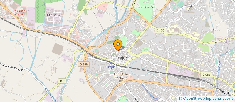 localisation de l'entreprise JOLY AUBENAS à FREJUS